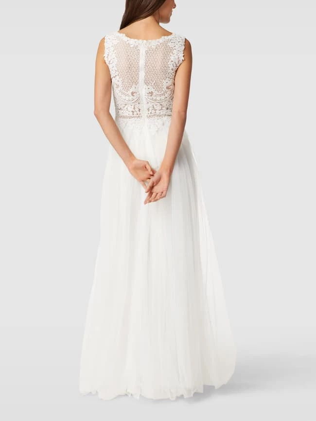 Luxuar Brautkleid Mit Zierbesatz - Offwhite 7 Luxuar Brautkleid Mit Zierbesatz - Offwhite – Bild 5