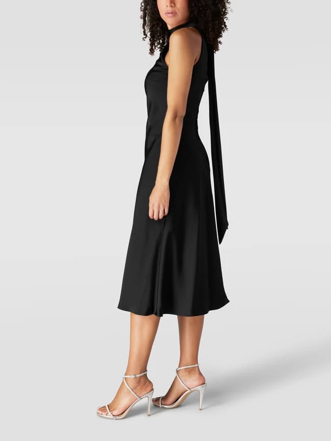 Mascara Cocktailkleid Mit Amerikanischem Ausschnitt - Schwarz 6 Mascara Cocktailkleid Mit Amerikanischem Ausschnitt - Schwarz – Bild 4