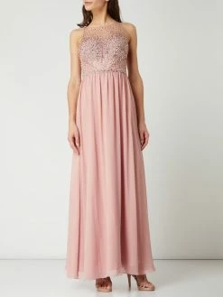 Laona Abendkleid Mit Ziersteinen Und Pailletten - Rosa