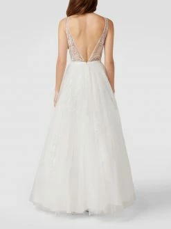 Unique Brautkleid Mit Floralen Stickereien Und Pailletten - Offwhite -LUXUAR SHOP 64q4qii26ssl6ja771636iqe8soj2laial8jec9k89338kah9t156gal754k8h9n9dakohhi84q4ceac6oo38cpp6lh32o9ic5hj4dpk6ks66ohlcoq3goj3ccs32cr56li6aco