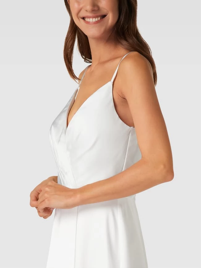 Luxuar Cocktailkleid In Wickel-Optik - Offwhite 5 Luxuar Cocktailkleid In Wickel-Optik - Offwhite – Bild 3