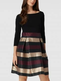 Swing Cocktailkleid Mit Streifenmuster - Bordeaux Rot -LUXUAR SHOP 657kkgpp88ol0dhj6kq3aha76t2ksj2h74pj4li99l34oc2h95430c2260pkqc28ap632i2ma8skckaa9go3gp346hij8c9hc4pmcc1k71hjaoj56hi3aphn64r62oplcdhmco8