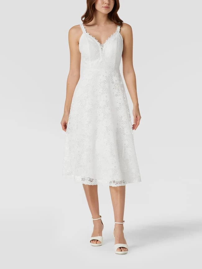 TROYDEN COLLECTION Brautkleid Mit Floraler Spitze - Weiß 3 TROYDEN COLLECTION Brautkleid Mit Floraler Spitze - Weiß