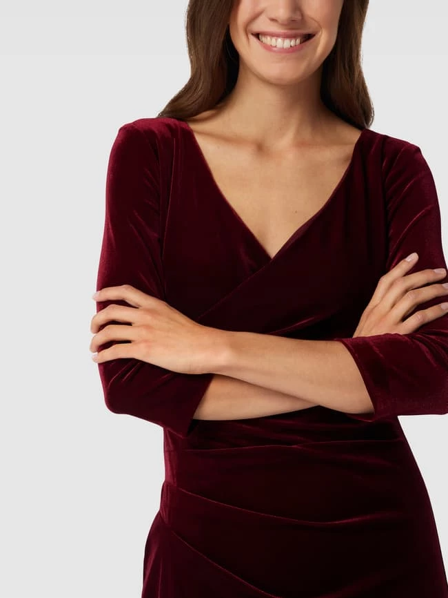 Paradi Cocktailkleid Aus Samt - Bordeaux Rot 5 Paradi Cocktailkleid Aus Samt - Bordeaux Rot – Bild 3