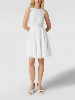 LACE & BEADS Brautkleid Mit Zierbesatz - Weiß