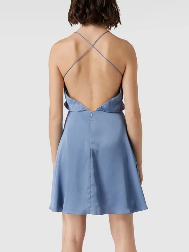 Unique Cocktailkleid In Wickel-Optik - Bleu 7 Unique Cocktailkleid In Wickel-Optik - Bleu – Bild 5