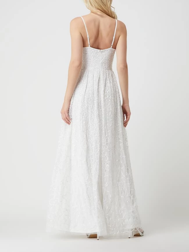 MAYA DELUXE Brautkleid Mit Pailletten - Offwhite 6 MAYA DELUXE Brautkleid Mit Pailletten - Offwhite – Bild 4