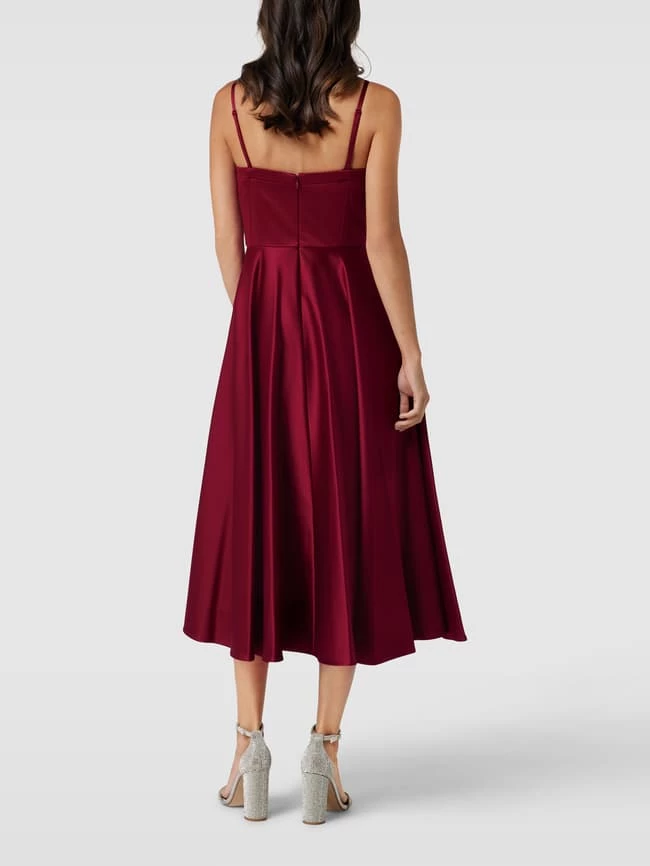 Jake*s Cocktail Cocktailkleid Mit Verstellbaren Trägern - Kirschrot 7 Jake*s Cocktail Cocktailkleid Mit Verstellbaren Trägern - Kirschrot – Bild 5