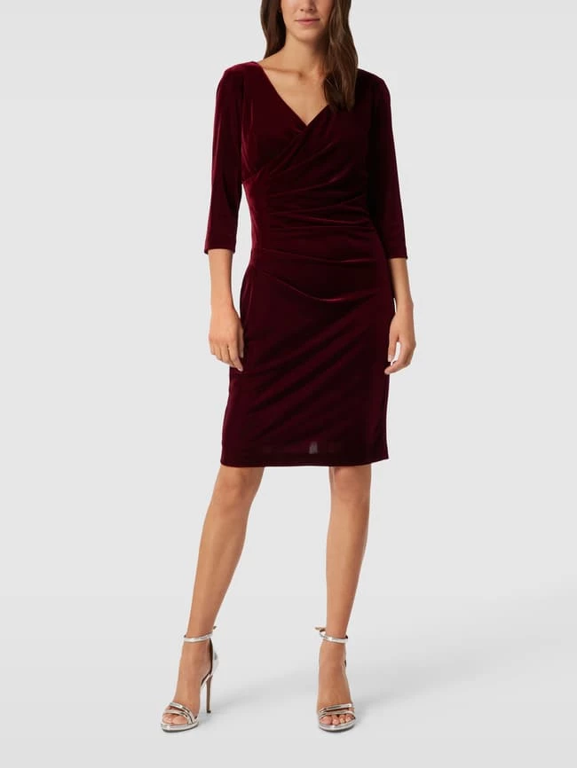 Paradi Cocktailkleid Aus Samt - Bordeaux Rot 3 Paradi Cocktailkleid Aus Samt - Bordeaux Rot