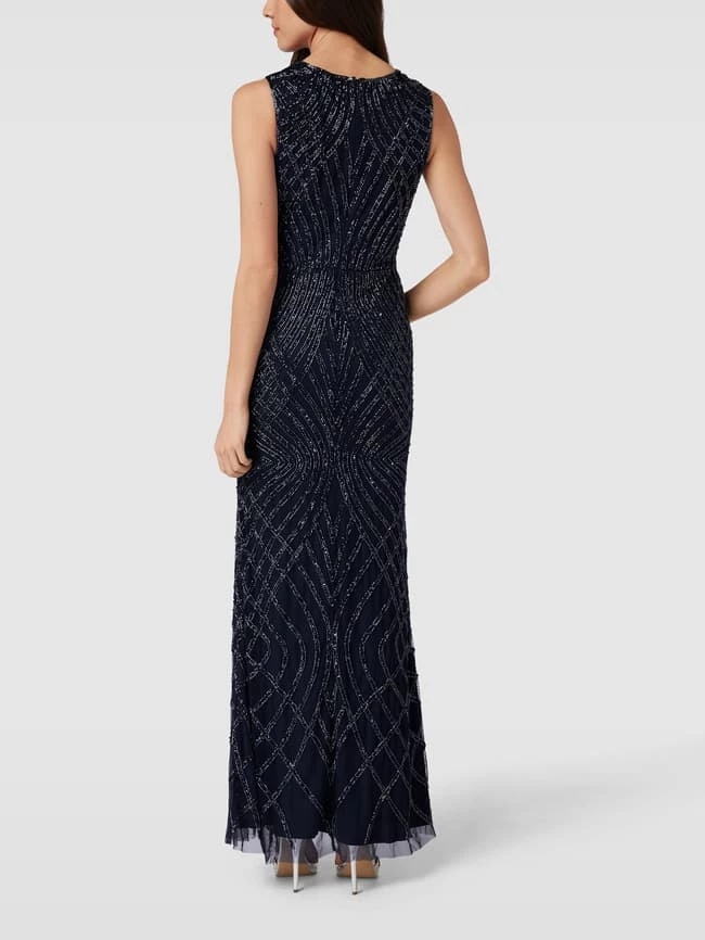 LACE & BEADS Abendkleid Mit Zierbesatz - Marineblau 7 LACE & BEADS Abendkleid Mit Zierbesatz - Marineblau – Bild 5
