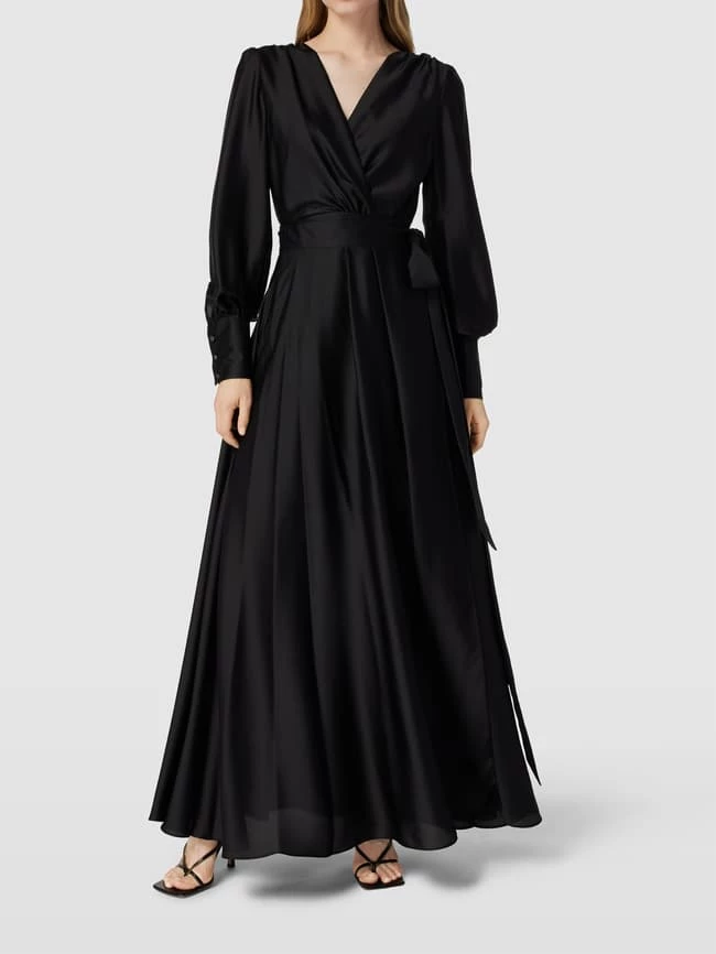 Swing Cocktailkleid Mit Taillengürtel - Schwarz 5 Swing Cocktailkleid Mit Taillengürtel - Schwarz – Bild 3