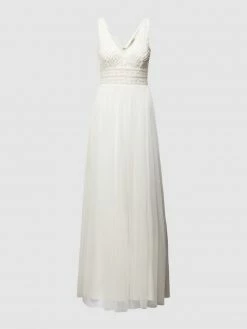 LACE & BEADS Brautkleid Mit Zierbesatz - Weiß