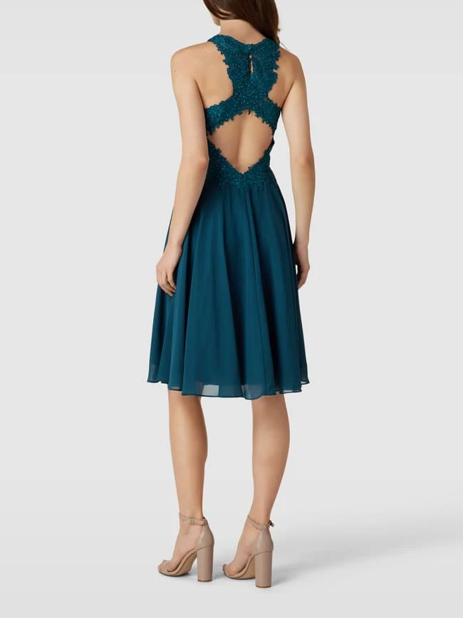 Mascara Cocktailkleid Mit Zierbesatz - Petrol 7 Mascara Cocktailkleid Mit Zierbesatz - Petrol – Bild 5