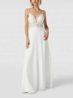 Luxuar Brautkleid Mit Floralem Zierbesatz - Offwhite -LUXUAR SHOP 6t232jihahb4oj2bah1j6jae890jahi96talcc9i8ks4ukij88o56ipg8l7j0jikaop52c1g9l536h27613jgcpp6hi68opk70o3echk6ksjie1i6dhj0e9o74sjachj74s3ee8