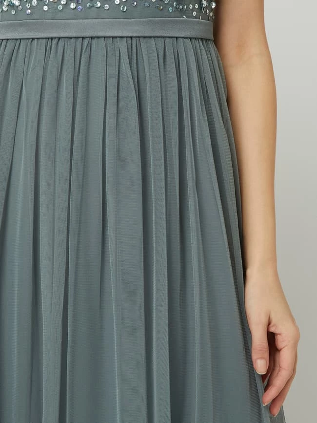 Christian Berg Cocktail Abendkleid Aus Mesh - Bottle 5 Christian Berg Cocktail Abendkleid Aus Mesh - Bottle – Bild 3