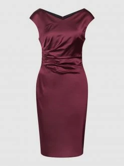 Swing Cocktailkleid Mit Gelegten Falten - Bordeaux Rot -LUXUAR SHOP 6t53ijad6csl2kia68rjela38srl6ga46h3kodi1al44uc1i9cq42ja7993j4d1i8l64cdaba0p56h2fa8o66e9gc5h3ccb3cgq30e9k6oojaeb1cop3ic1n6li30oho74pmac0
