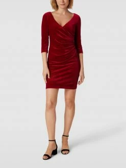 Christian Berg Cocktail Cocktailkleid Aus Samt - Hellrot