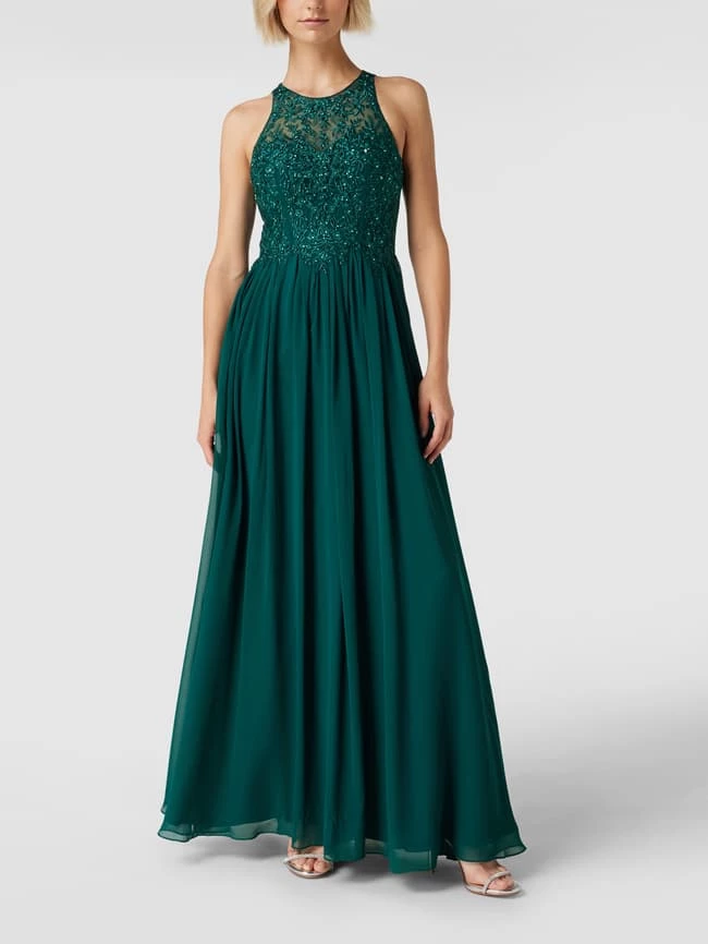 Laona Abendkleid Mit Floralen Stickereien Und Zierperlen - Bottle 3 Laona Abendkleid Mit Floralen Stickereien Und Zierperlen - Bottle