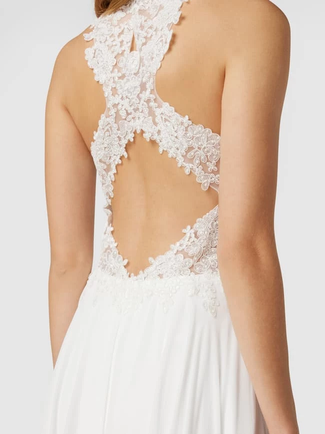 Mascara Brautkleid Mit Floraler Spitze - Offwhite 5 Mascara Brautkleid Mit Floraler Spitze - Offwhite – Bild 3