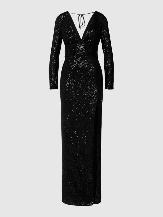 Jake*s Cocktail Abendkleid Mit Paillettenbesatz - Schwarz 4 Jake*s Cocktail Abendkleid Mit Paillettenbesatz - Schwarz – Bild 2