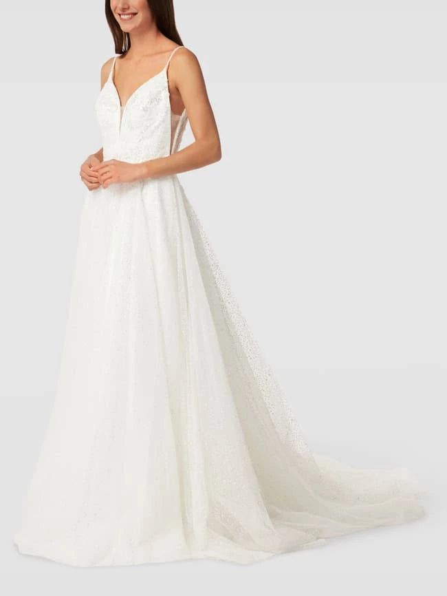 Luxuar Brautkleid Mit Herz-Ausschnitt - Offwhite 6 Luxuar Brautkleid Mit Herz-Ausschnitt - Offwhite – Bild 4