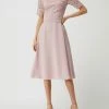 Vera Mont Cocktailkleid Aus Floraler Spitze Und Chiffon - Rosé
