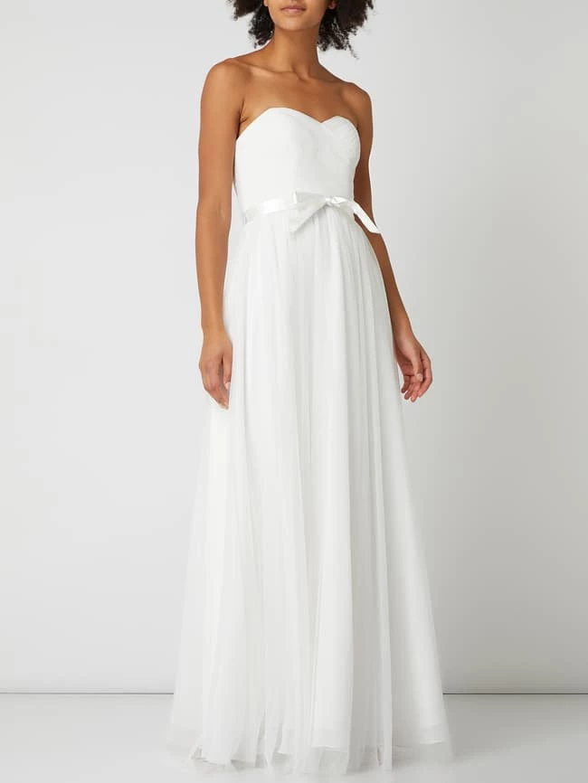 Mascara Brautkleid Aus Chiffon - Offwhite 3 Mascara Brautkleid Aus Chiffon - Offwhite