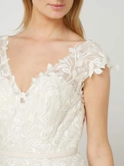 Luxuar Two-Tone-Brautkleid Aus Tüll Mit Stickereien - Offwhite -LUXUAR SHOP 753lcc1n8op34h23a9b4qka3a123il1i8544igq69164aiqkap73eda58d6kedpn8t6l0kacad64ahif8so62cb36oq3gcj46ph34dhkcgp62e35corj8e35ccp3idpg6co38p0