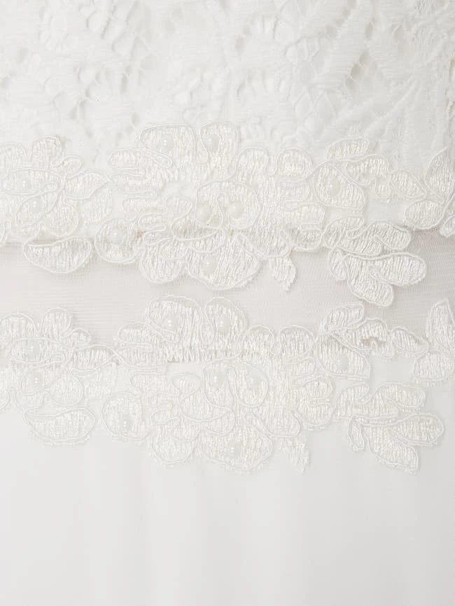 Mascara Abendkleid Mit Floralen Stickereien - Offwhite 4 Mascara Abendkleid Mit Floralen Stickereien - Offwhite – Bild 2