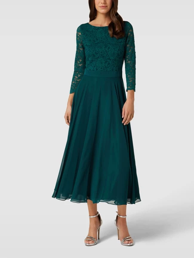 Swing Brautkleid Aus Häkelspitze - Dunkelgrün 3 Swing Brautkleid Aus Häkelspitze - Dunkelgrün