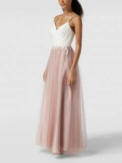 Luxuar Abendkleid Mit Kontrastbesatz - Rosé -LUXUAR SHOP 898lak9kaoqkghae656lchi59h5l6i1m8l648l2591834gq5ap838jad9l93gla5893l8d9h9cr42i2d64o3goj5clj38ob26kr6copk71i6co9h61ij2p356cr30dhochi32do