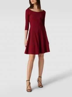 Paradi Cocktailkleid Mit U-Boot-Ausschnitt - Rot