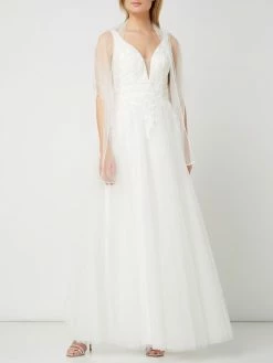 Luxuar Brautkleid Aus Mesh Mit Floralen Stickereien - Offwhite -LUXUAR SHOP 8cp5cji388skchhi69a4uga5a90l8di7al2j0gij957l0jhh9d24cc9m9co42c22ah7l0chj9t544d9p613mcp31c4rmcd9m74p6aohk70q34o9pccp3edj5ckqj6e1jc8rmacg