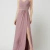 Luxuar Abendkleid Mit Ziersteinen - Rosa