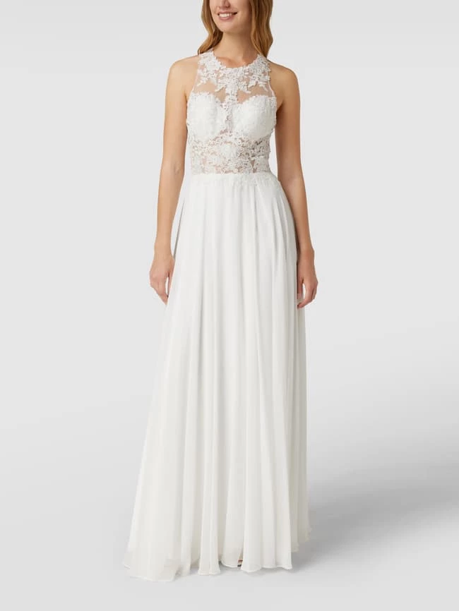 Mascara Brautkleid Mit Floraler Spitze - Offwhite 6 Mascara Brautkleid Mit Floraler Spitze - Offwhite – Bild 4
