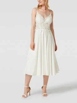 Mascara Brautkleid Mit Zierbesatz - Offwhite