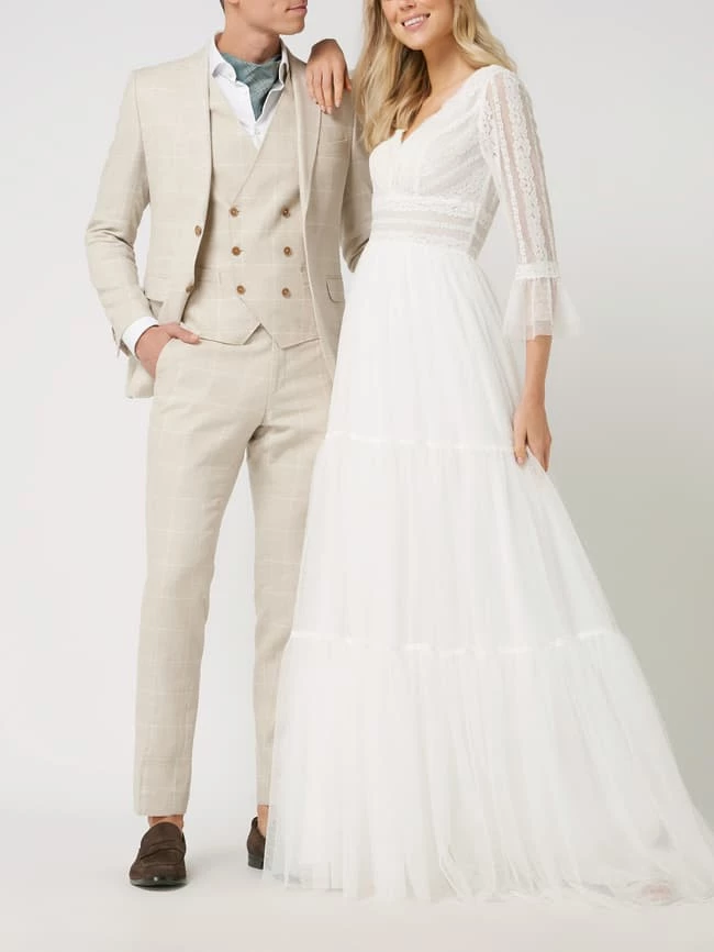 Luxuar Brautkleid Im Boho-Look - Offwhite 6 Luxuar Brautkleid Im Boho-Look - Offwhite – Bild 4