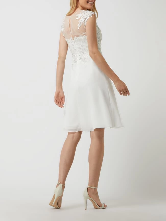 Luxuar Brautkleid Mit Zierborten - Offwhite 6 Luxuar Brautkleid Mit Zierborten - Offwhite – Bild 4