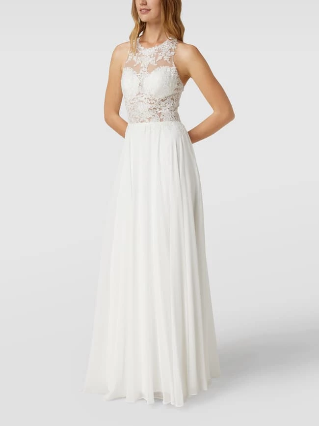 Mascara Brautkleid Mit Floraler Spitze - Offwhite 3 Mascara Brautkleid Mit Floraler Spitze - Offwhite