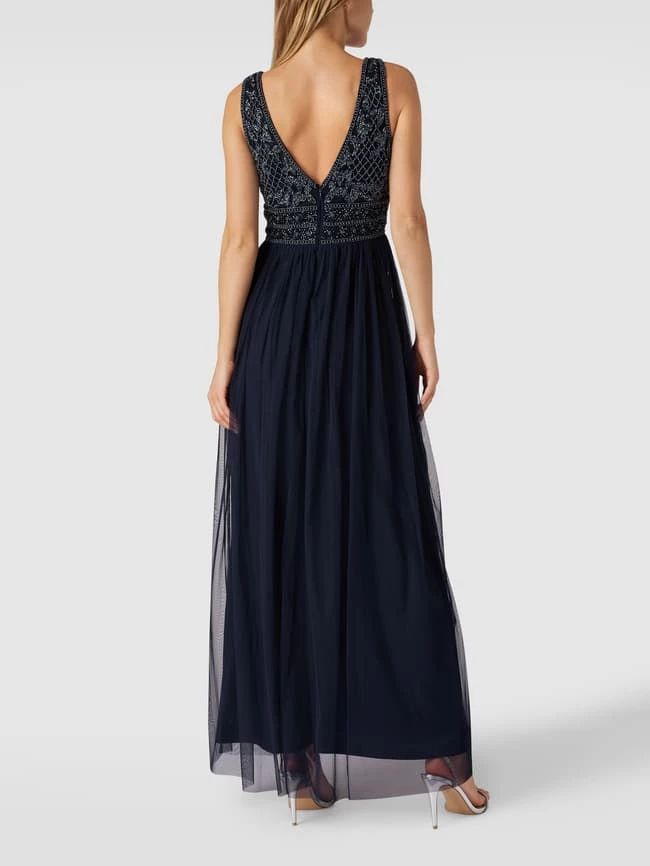 LACE & BEADS Abendkleid Mit Ziersteinen - Dunkelblau 7 LACE & BEADS Abendkleid Mit Ziersteinen - Dunkelblau – Bild 5