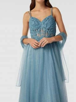 Luxuar Abendkleid Mit Ziersteinbesatz - Rauchblau -LUXUAR SHOP 8oq3el1h9t552dhoa91j0h1o85938j9g6h830d2l9h7kehaca8s56jq9656ksi1l6t8j0gakad0laciiago32phg60s64p1j74r32phk6ks3ce1mc9hjadpg6grj4c1i60qjce0