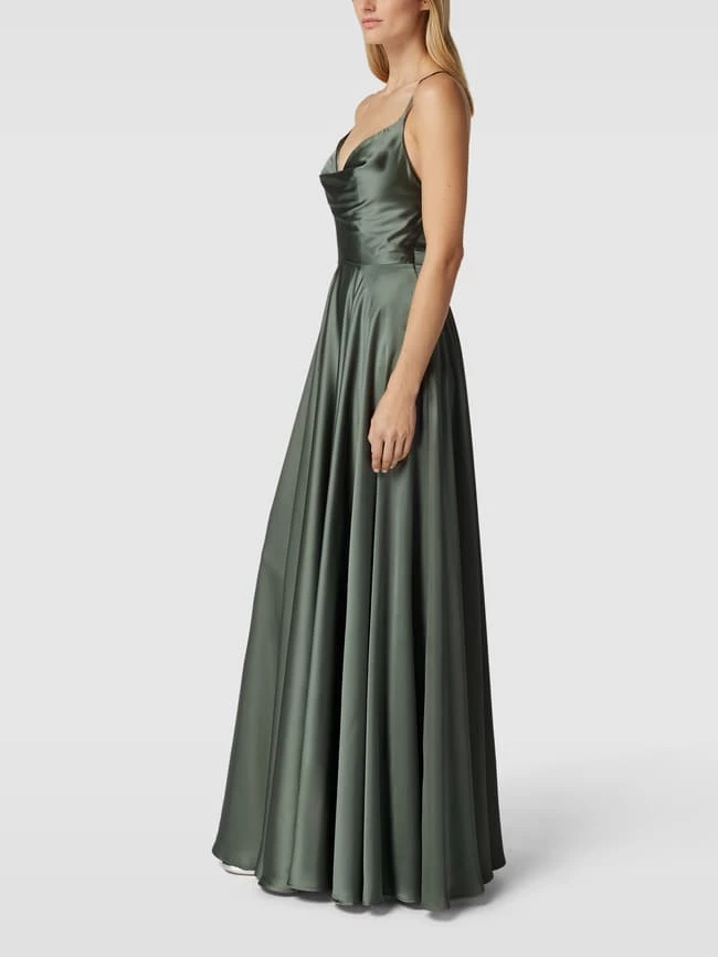 Luxuar Abendkleid Mit Herz-Ausschnitt - Grün 6 Luxuar Abendkleid Mit Herz-Ausschnitt - Grün – Bild 4