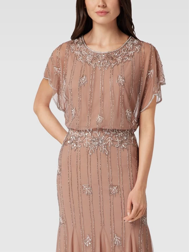 LACE & BEADS Abendkleid Mit Zierbesatz - Rosa 5 LACE & BEADS Abendkleid Mit Zierbesatz - Rosa – Bild 3