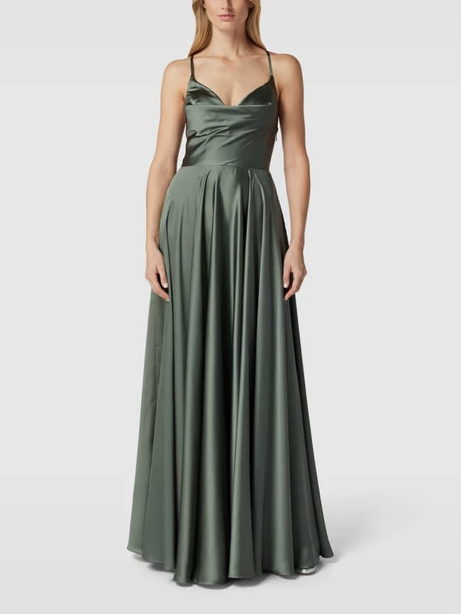 Luxuar Abendkleid Mit Herz-Ausschnitt - Grün 3 Luxuar Abendkleid Mit Herz-Ausschnitt - Grün