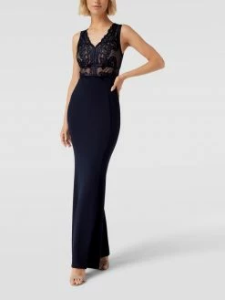 Lipsy Abendkleid Mit Schleifen-Details - Marineblau