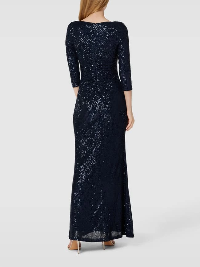 Christian Berg Cocktail Abendkleid Mit Paillettenbesatz - Dunkelblau 7 Christian Berg Cocktail Abendkleid Mit Paillettenbesatz - Dunkelblau – Bild 5