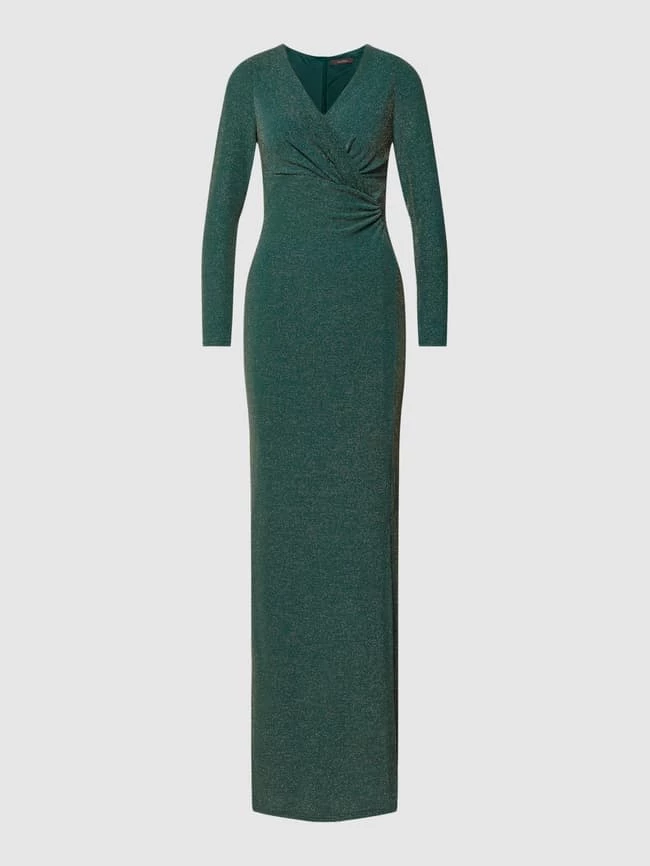 Vera Mont Abendkleid Mit Effektgarn - Dunkelgrün 4 Vera Mont Abendkleid Mit Effektgarn - Dunkelgrün – Bild 2