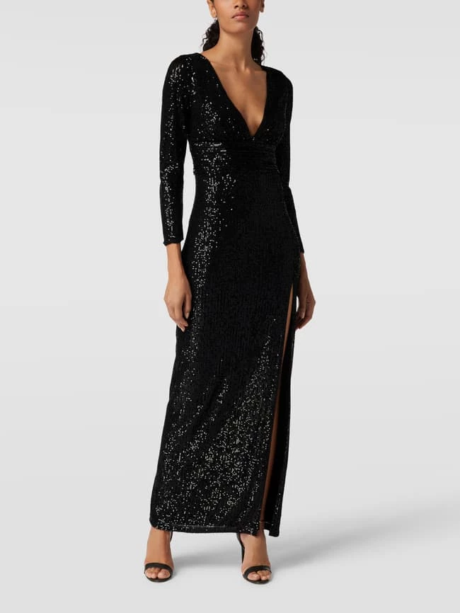 Jake*s Cocktail Abendkleid Mit Paillettenbesatz - Schwarz 3 Jake*s Cocktail Abendkleid Mit Paillettenbesatz - Schwarz