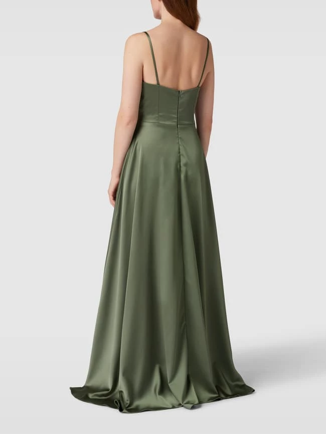 TROYDEN COLLECTION Abendkleid In Wickel-Optik - Olivgrün 7 TROYDEN COLLECTION Abendkleid In Wickel-Optik - Olivgrün – Bild 5