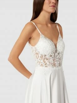 Luxuar Brautkleid Mit Details Aus Spitze - Offwhite -LUXUAR SHOP 956j4hq460q52chn88s3ah9l9oojikab9h850hai616jcdqkap8kqj2b8gq4ml9o8p14uihnal9laga9ah3jgc1p61hm4cpnclhjid1k74o3ceb46oq3cp9ic5gm2d3670q68cg